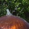 Đường kính 60-80cm Corten Steel Sphere Water Feature Garden Fountain Ball Shaped
