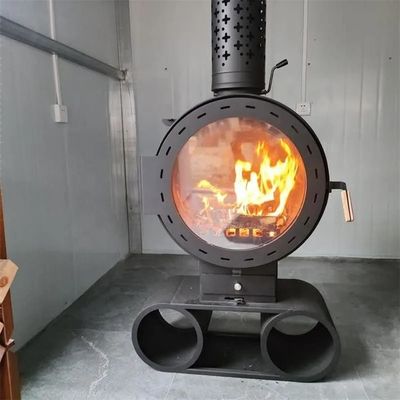 Lò sưởi treo bằng gỗ tự do trong nhà kiểu châu Âu