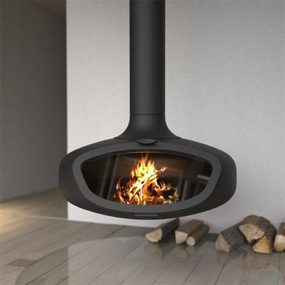 Phong cách phổ biến trên mái nhà đốt gỗ bằng thép và lò sưởi treo